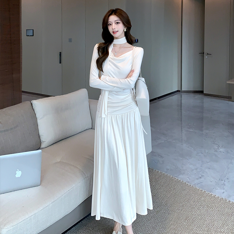 2026 Spring Summer French Style Lazy Long Dress with High-End Feel - Image 4