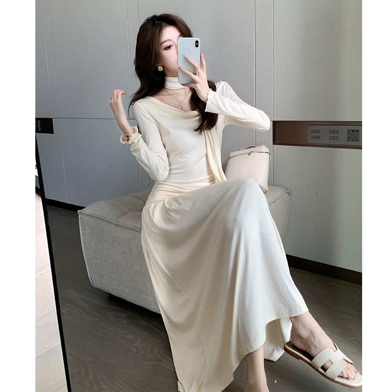 2026 Spring Summer French Style Lazy Long Dress with High-End Feel